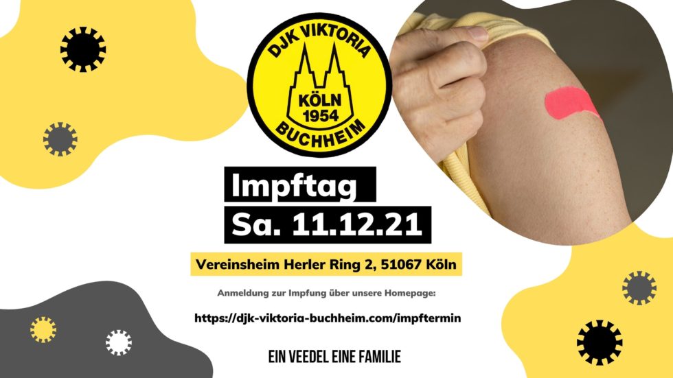 Impftermin am 11.12.21 Köln Buchheim